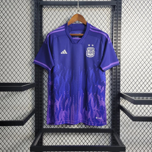 Camisa Argentina Away 22/23 s/n° Torcedor Adidas Masculina - Roxo