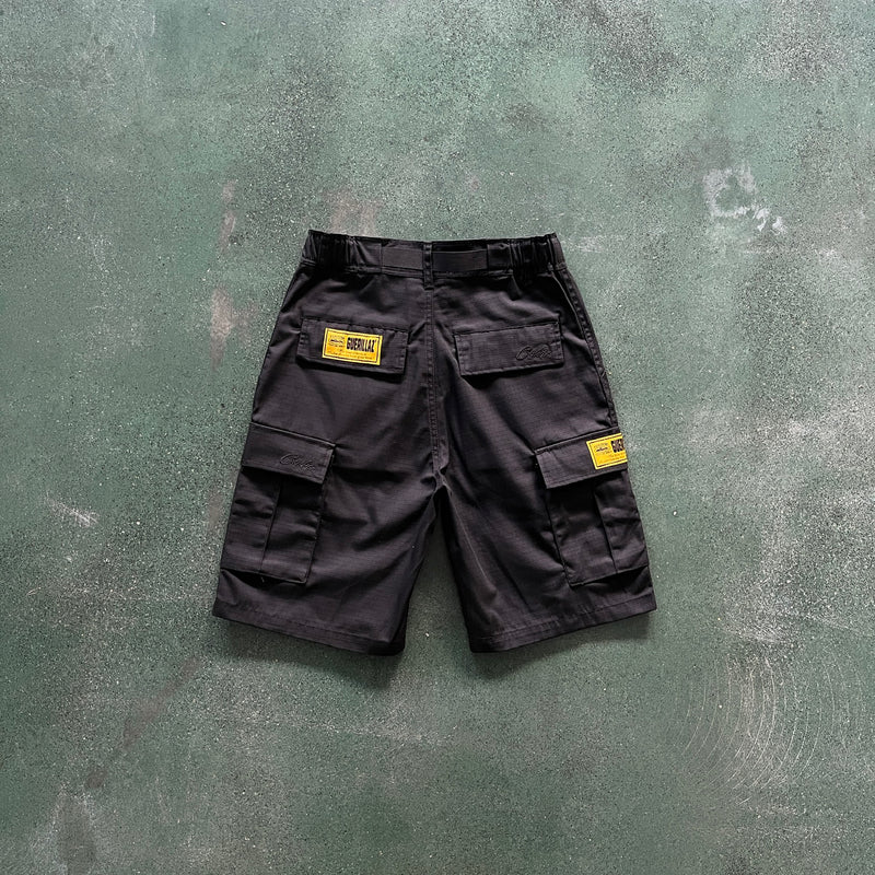 Short Cargo Corteiz Guerillaz Triple Black