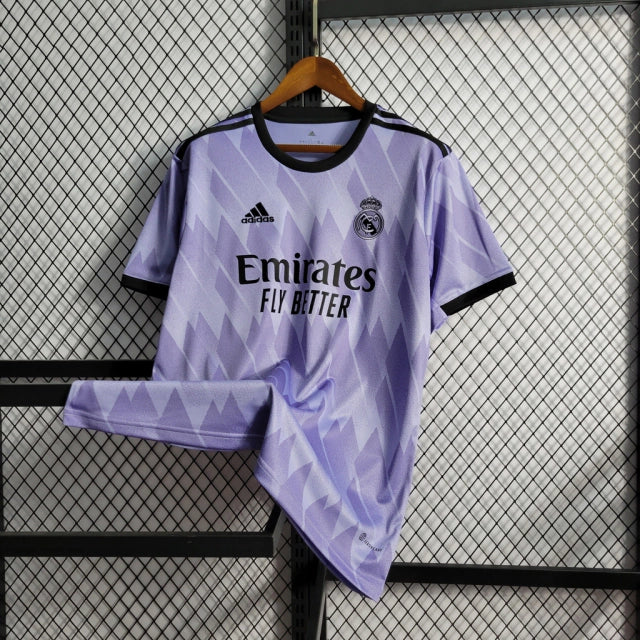 Camisa Real Madrid Away 22/23 s/n° Torcedor Adidas Masculina - Roxo