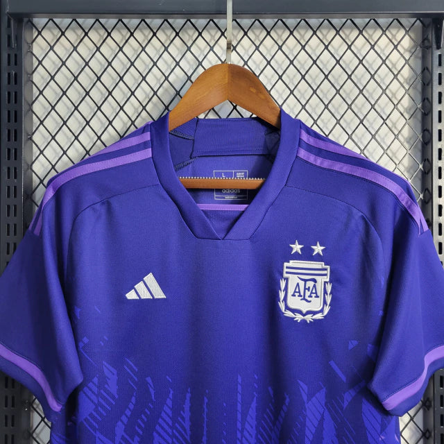 Camisa Argentina Away 22/23 s/n° Torcedor Adidas Masculina - Roxo