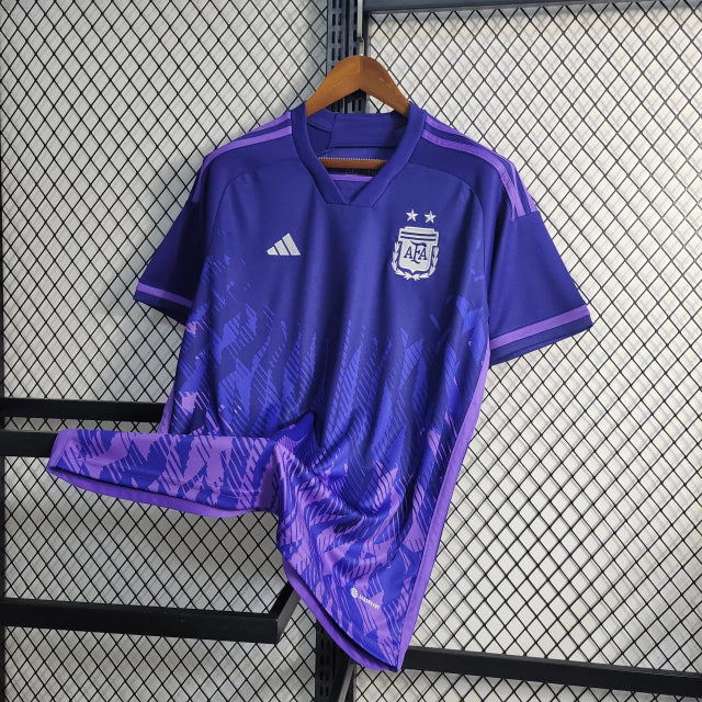 Camisa Argentina Away 22/23 s/n° Torcedor Adidas Masculina - Roxo