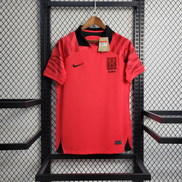 Camisa Coréia do Sul Home 22/23 S/n° Torcedor Nike - Vermelho